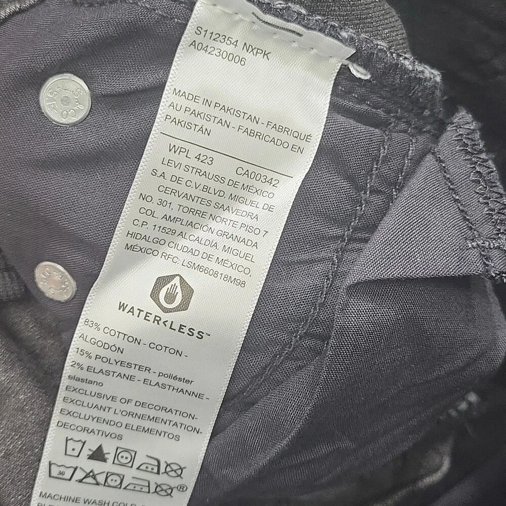 DENIZEN from Levi's Boys Taper Jeans - Black Size 5
